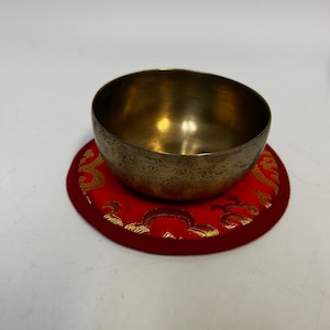 Long Sustain High Quality Yoga Antique Himalayan Tibetan Easy Singer Singing bowl Size: 3.8&quot; ID#Ak046