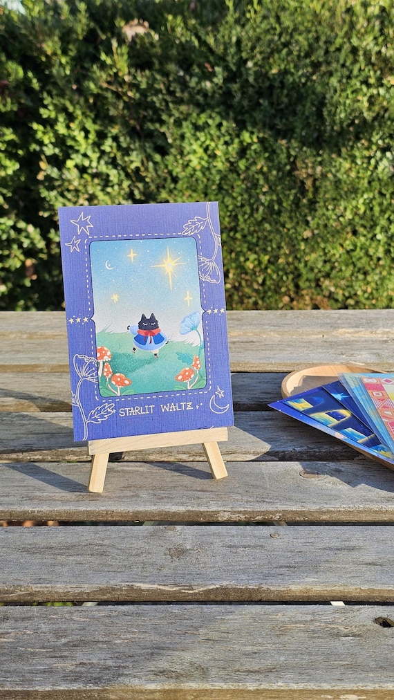 A6 Fantasy Art Postcard – Portrait | Original Illustrated Postcard | 250gsm Heavyweight Paper | Magical Stationery