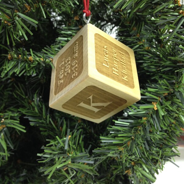 Wooden Baby Blocks Etsy