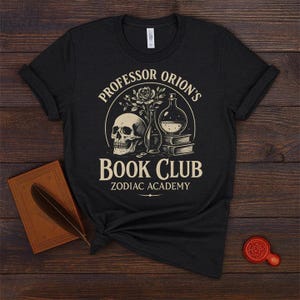 Professor Orion Book Club T-Shirt, Zodiac Academy Tee, Fantasy Reader Gift, Inner Circle Shirt, Book Lover Apparel