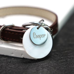 Custom Pet ID Tag for Collar, Personalized Pet ID Tag, Dog Name Tag, Cat Name Tag, Dog Tag, Unique Pet Tag, Pet gifts
