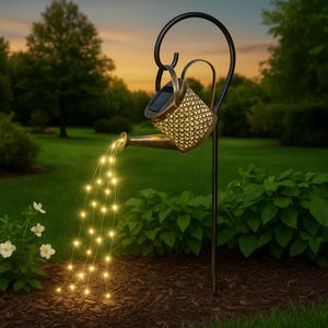 Hanging Solar Garden Lights | Outdoor Decorative LED Lights | Fairy Garden Lanterns for Yard, Patio, Pathway, or Landscape Decor
