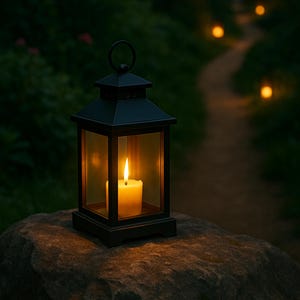 Solar-Powered String Light Lanterns – Waterproof, Warm LED Glow, Outdoor Decorative Lighting for Garden and Patio