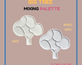 Paleta de pintura de árbol: Bandeja ecológica para mezclar acuarelas