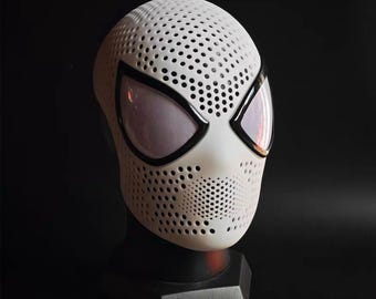 Máscara facial de Spider-Man de TASM 2, lentes magnéticas