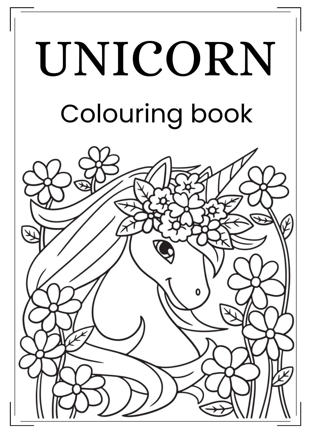 Magical Unicorn Coloring Book Inspire & Sparkle for All Ages