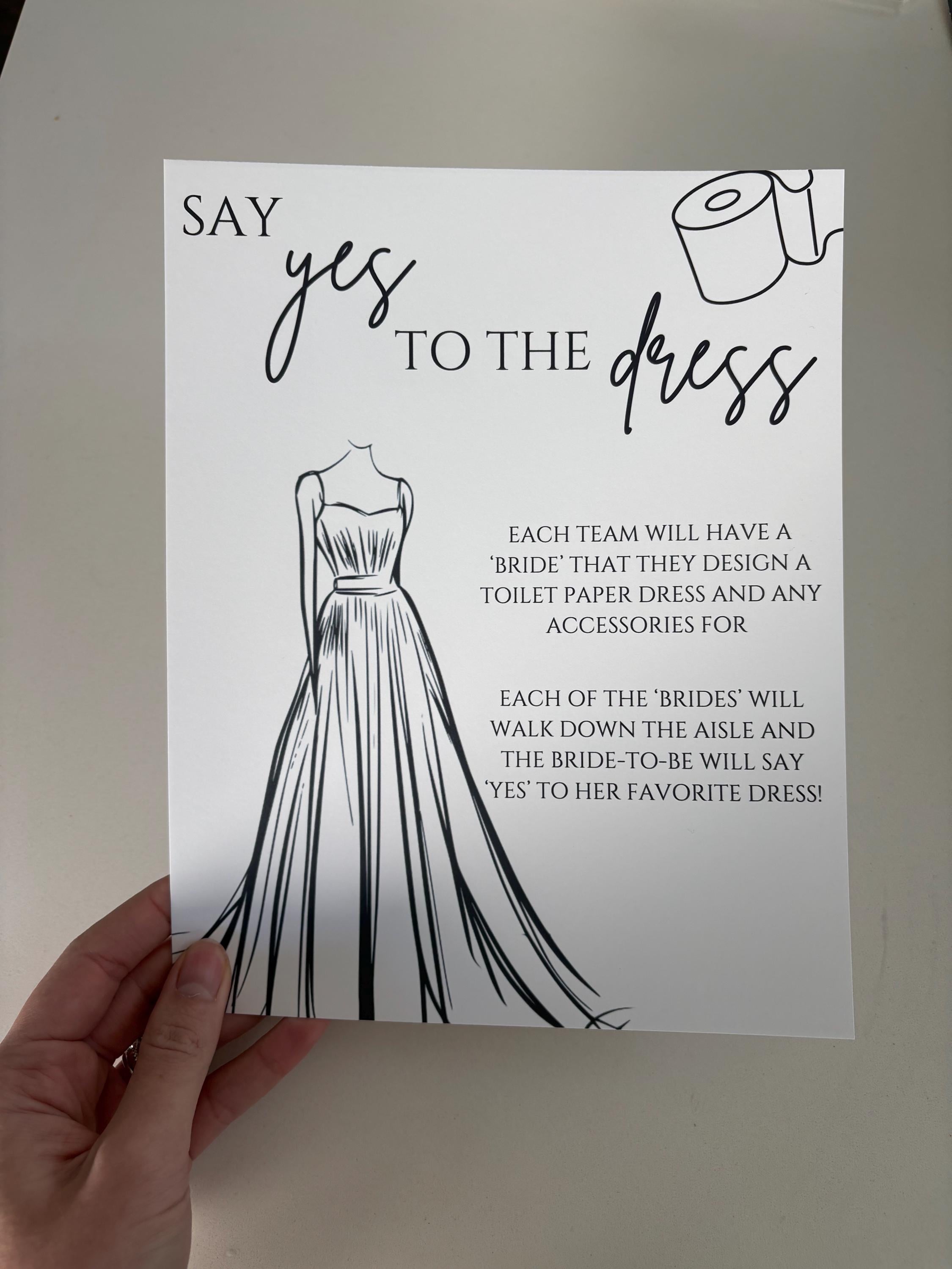 She Says Yes to the Dress - Etsy