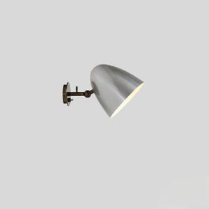 Minimalist Brass Wall Sconce: Mid-Century Modern Arteluce Bedside Lamp