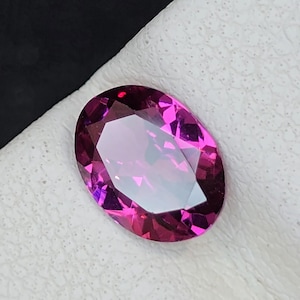 Natural Rhodolite Garnet Pair | 1.55 Cts | 8x6 mm | Oval Cut Faceted Loose Gemstone | Raspberry Pink Faceted Loose Gemstone | #1444