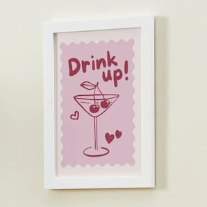 Martini Drink - Digital Art Poster