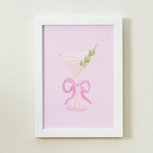 Martini Drink - Digital Print Poster
