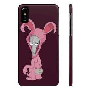 Custodia sottile per telefono "American Dad Alien" con design a cartoni animati, regalo unico per i fan, accessorio alla moda, perfetta per compleanni, decorazione divertente.