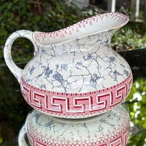 U&C Sarreguemines Pitcher / jug / TOLOSA / vintage / decoration / France / antique / Sarreguemines / Pitcher