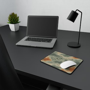 Mountain Topo Non-Slip Mouse Pad, Topographical Gaming Mat for Gamers, Desk Accessories, Office Supplies, Computer Accessories