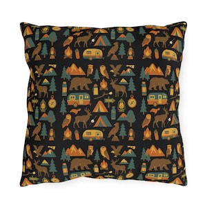 Cozy Outdoor Adventure Pillows | Camping Decor, Nature Vibes, Cabin Accessories, Hiking Gift Ideas, Wilderness Theme