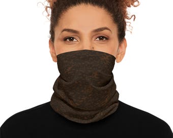 ZFG Earth-Tone Digital Camo Neck Gaiter - Lightweight Hunting & Hiking Scarf - Tactical Face Cover for Outdoor Survival Gear
