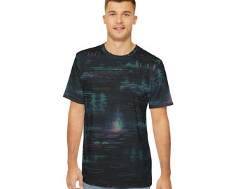 ZFG Signal Loss Glitch T-Shirt - Cyberpunk Graphic Tee - Unisex Festival Top - Tech Gift for Geeks