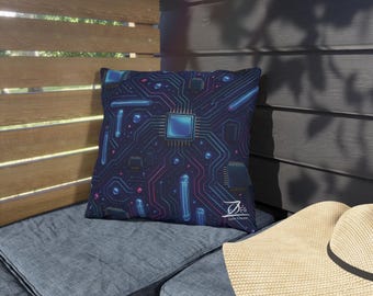 Coussin décoratif pour circuit imprimé - Techcore Gamer Decor