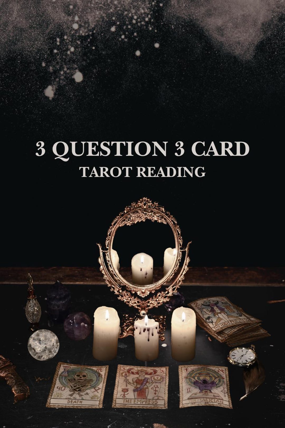 3 Question 3 Card Tarot Reading - Etsy