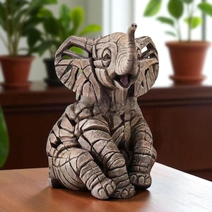 Contemporary Elephant Sculpture For Home Decor, Eye-Catching Modern Animal Art Piece, Stylish Decorative Statue, Unique Home Decor Gift