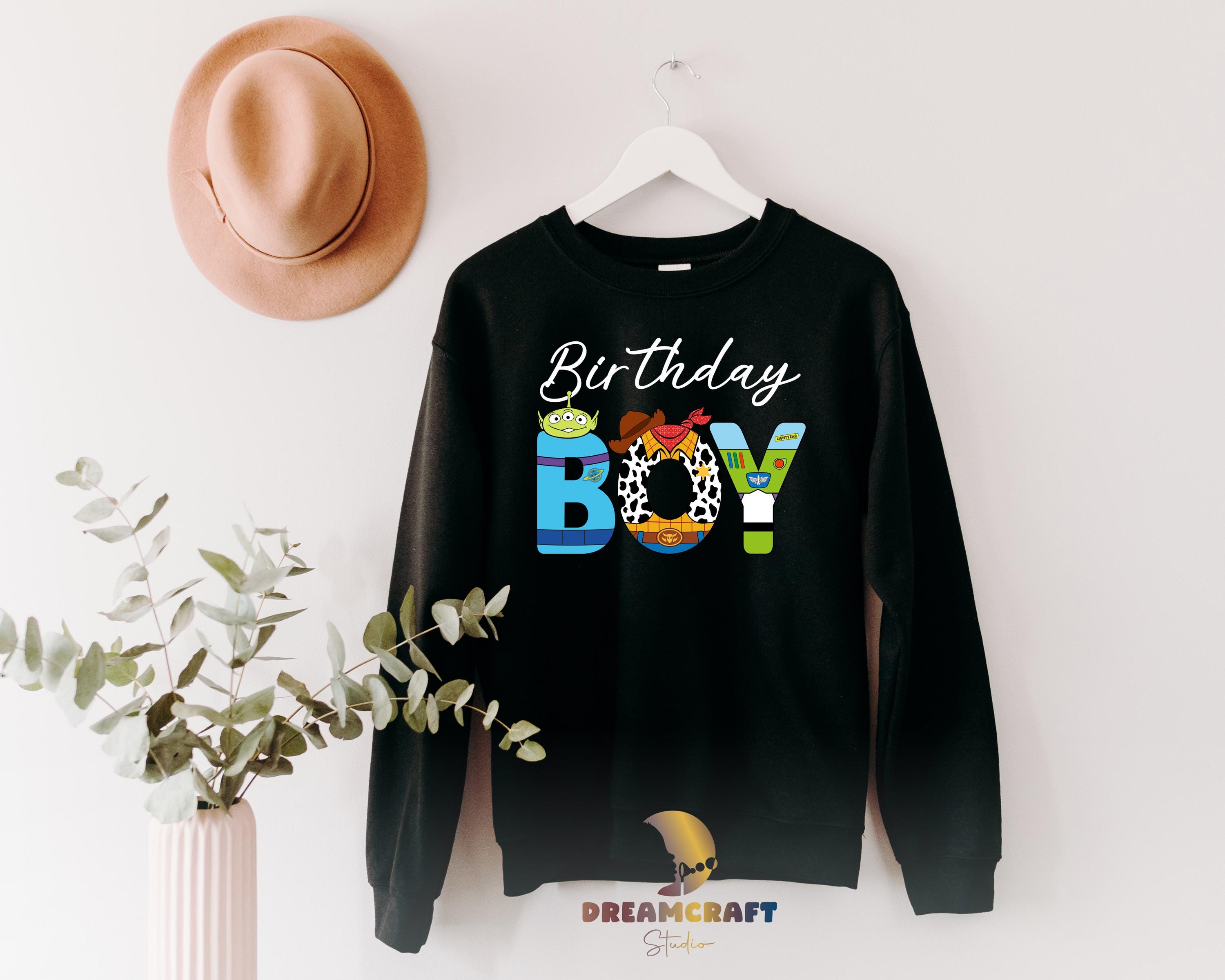 T-Shirt Personalizzata Toy Story Compleanno Per Bambino/a – Scegli Disegno, Nome Ed Età - Foto 2