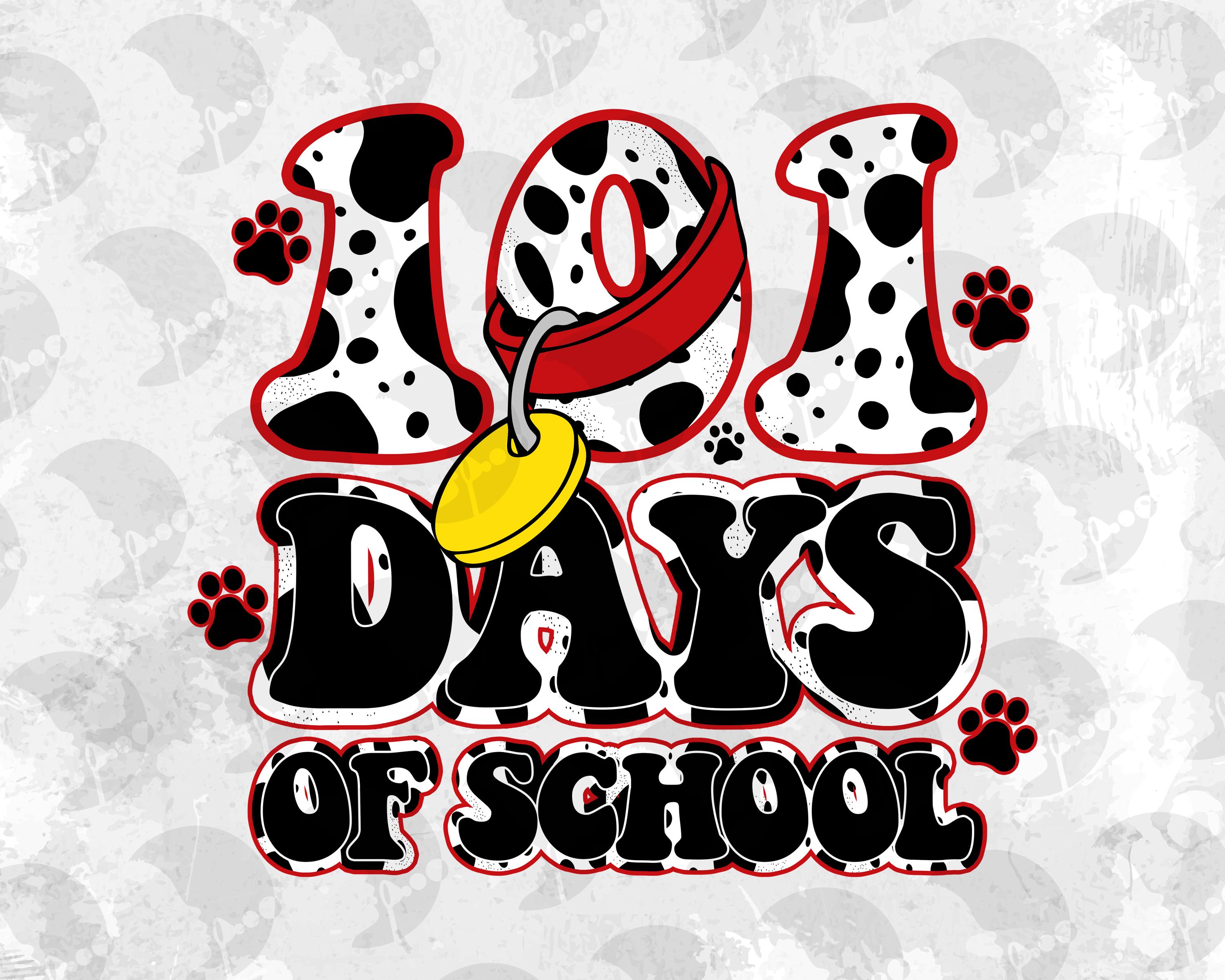 101 Days of School Dalmatian PNG: Student/teacher Gift (digital ...