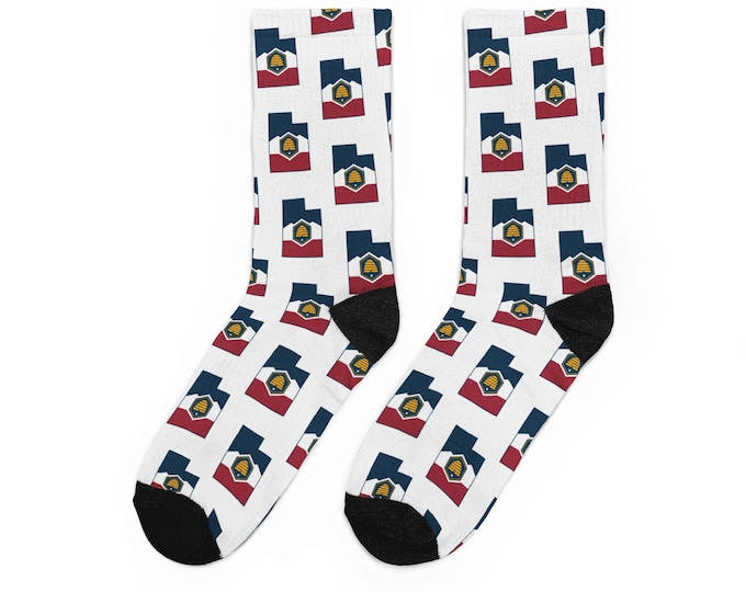 Colorado Flag Graphic Sweatshirt (Also on Socks & Tote)