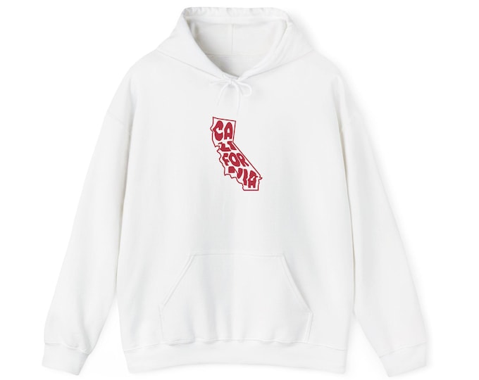 California Map Graphic Hoodie & T-Shirt