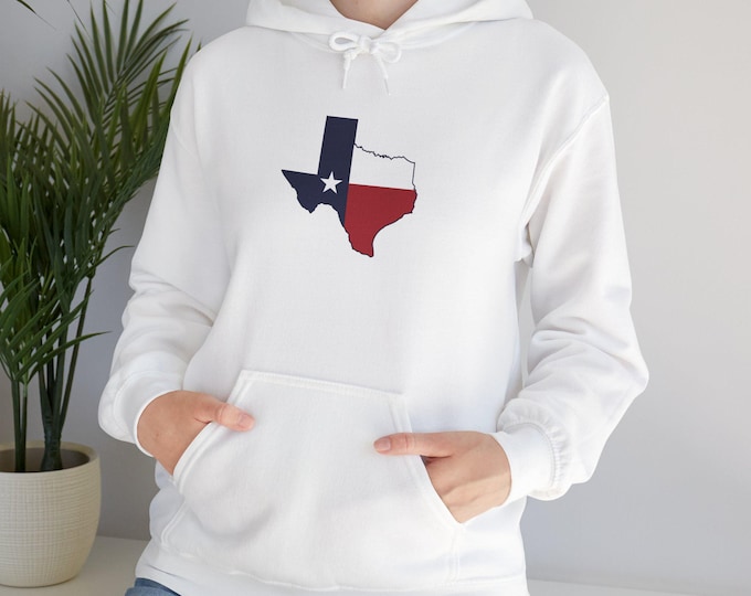Texas Flag Outline Tee & Hoodie - Lone Star State Graphic Apparel