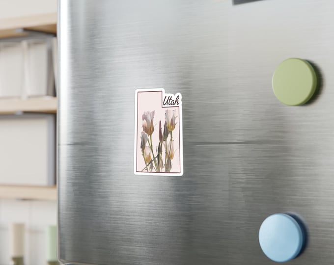 Utah Floral Roses Sticker | Kiss-Cut Vinyl Decal