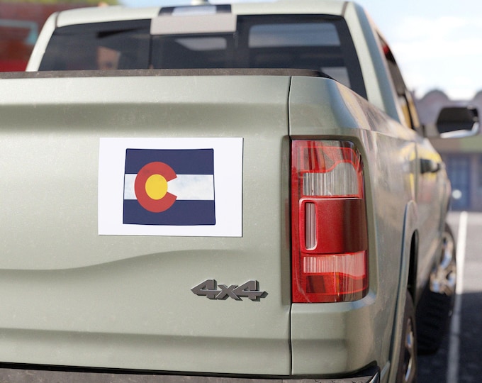 Colorado Flag Car Magnet | State Flag Magnetic Decal
