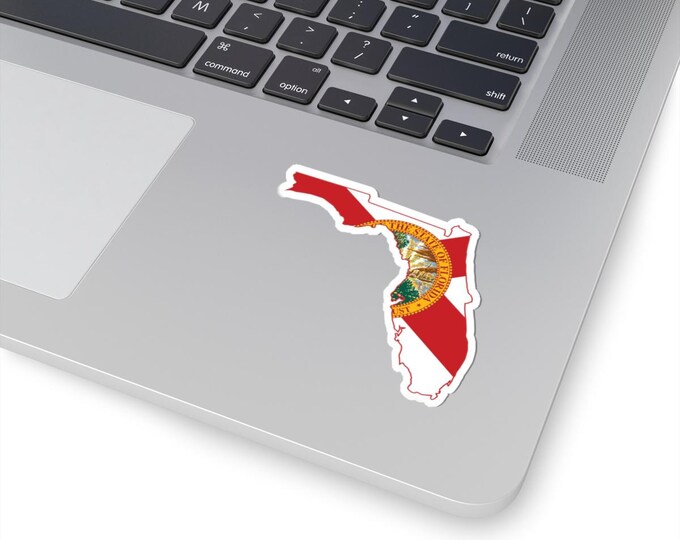 Florida State Seal Map Sticker | Kiss-Cut Vinyl decal