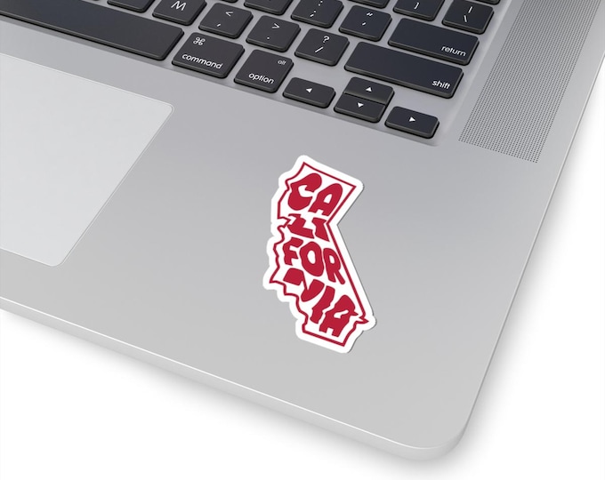 California State Outline Sticker | Kiss-Cut California Decal