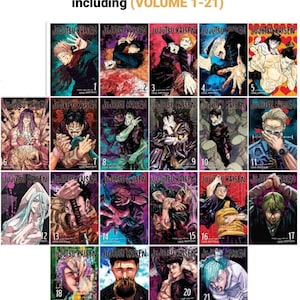 Jujutsu Kaisen Manga Box Set (Volume 1-21) by Akutami Gege