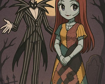 Tumbler: Anime Jack and Sally #1