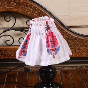 6&quot; Lampshade Cover (Set of 2) – Pink Flower