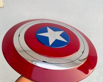 Medieval Captain America Style Shield: Mild Steel LARP Combat Shield