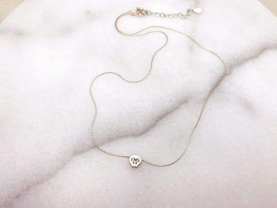 Tiny Skull Necklace