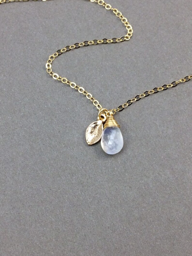 Moonstone Moonstone Charm Moonstone Pendant Natural Moonstone Jewelry Personalized Rainbow Moonstone Blue Moonstone Moonstone Necklace