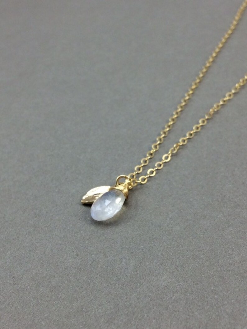 Moonstone Moonstone Charm Moonstone Pendant Natural Moonstone Jewelry Personalized Rainbow Moonstone Blue Moonstone Moonstone Necklace