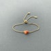 RAW CARNELIAN Bracelet, Adjustable Bracelet, Crystal, Gold, Silver, or Rose Gold Adjustable Bracelet 