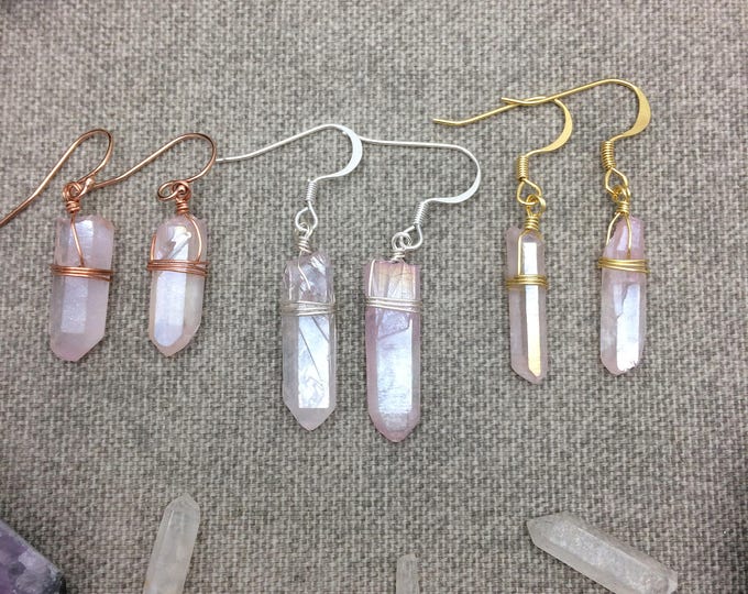 Rose Quartz Earrings