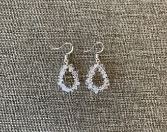Herkimer Diamond Earrings, Herkimer Diamond Drop Earrings, Gold Filled Herkimer Diamond Earrings, Sterling Silver Herkimer Diamond Earrings