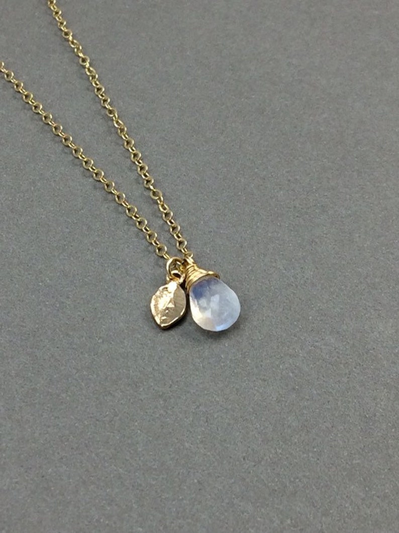Moonstone Moonstone Charm Moonstone Pendant Natural Moonstone Jewelry Personalized Rainbow Moonstone Blue Moonstone Moonstone Necklace