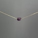 RAW AMETHYST Necklace, Raw Crystal Necklace, February Birthstone Necklace, Raw Amethyst Crystal Necklace 