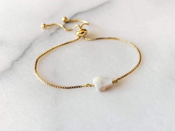 Opal Bracelet – Raw Australian Opal Adjustable Handmade Gemstone Jewelry Gift