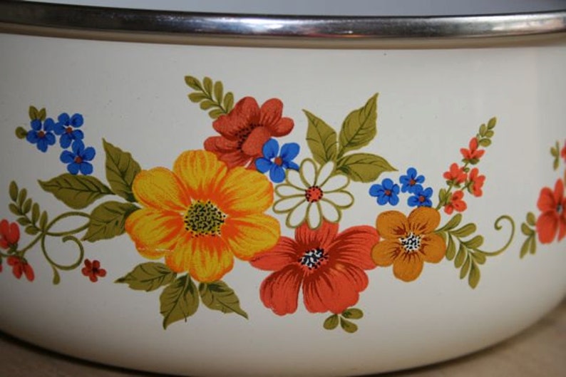 JMP Sweet Flowers pots and pans made in Spain Etsy