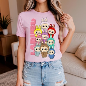 Cute Labubu Fest, Casual Wear, Kawaii Fashion, Gifts for Kids and Adults, Casual wear, Fun Tee