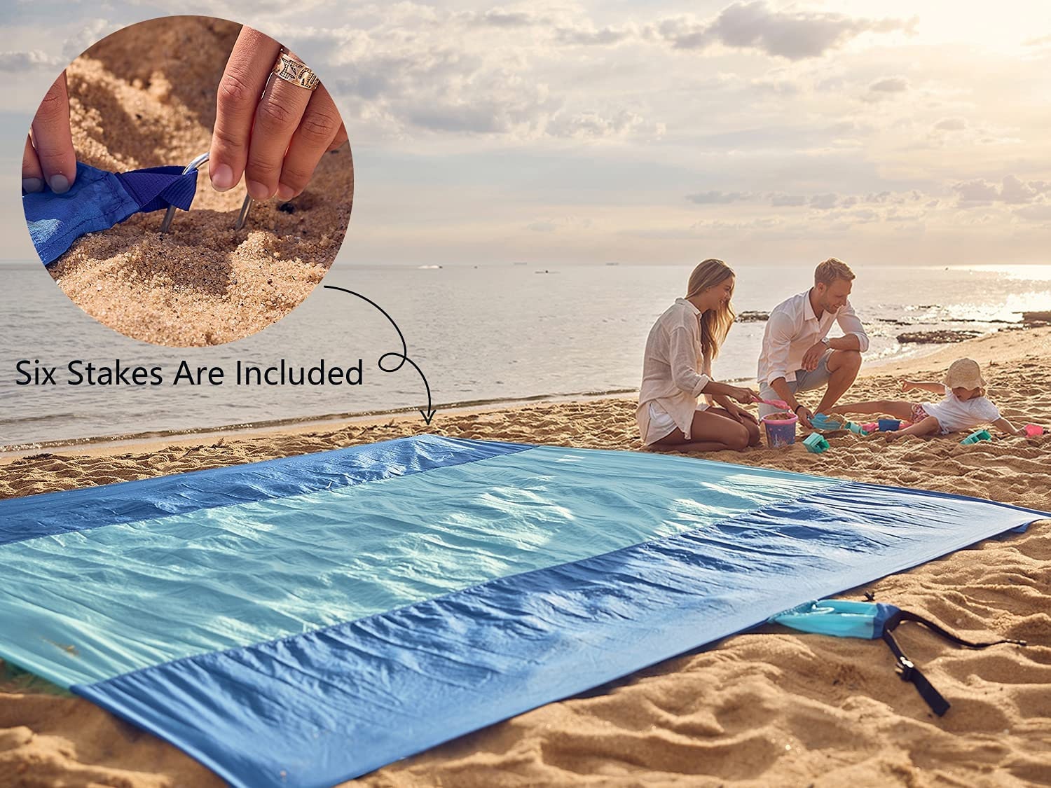 Beach Blanket Sand Proof Extra Large Beach Mat Big Compact Etsy