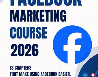 E-bok för Facebook-marknadsföringskurs | Nybörjarguide (PDF)